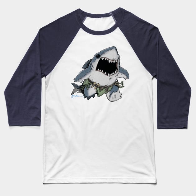 Sharc Baseball T-Shirt by MTadena81